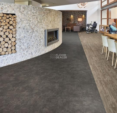 Forbo Allura Material 63453DR7-63453DR5 grey marble (100x100 cm) фото 2 | FLOORDEALER